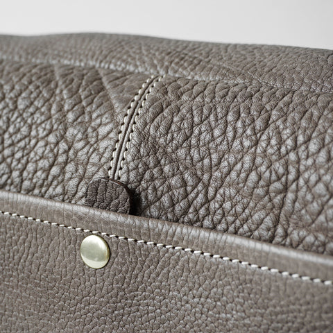 OGL 9981 Leather Hobo Messenger Bag Elephant Grey