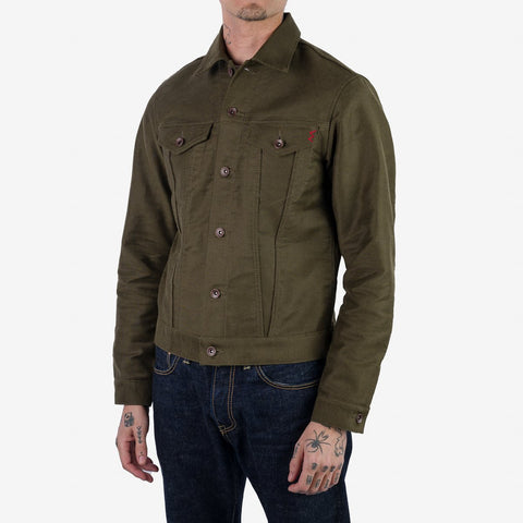 Jaket 12oz Whipcord Type III IHJ 126 - Hijau Drab Zaitun