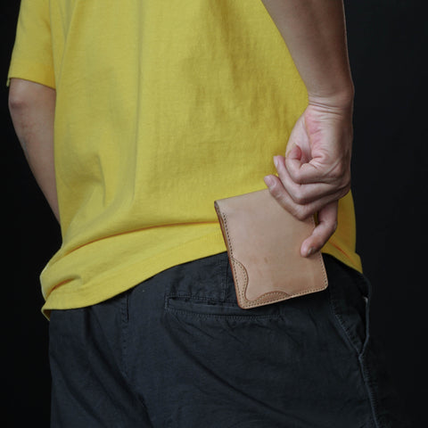 WALLET KULIT DUA LIPAT KLASIK OGL KINGSMAN (AKSEN SUDUT ARC)