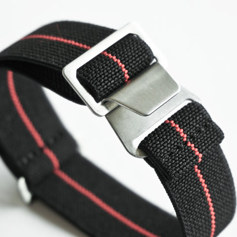 OGL WTC MARINE NATIONALE PARACHUTE WATCH STRAP BLACK/RED