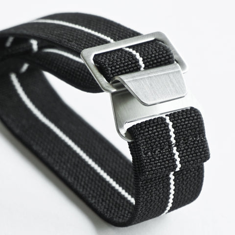 OGL WTC MARINE NATIONALE PARACHUTE WATCH STRAP BLACK/WHITE