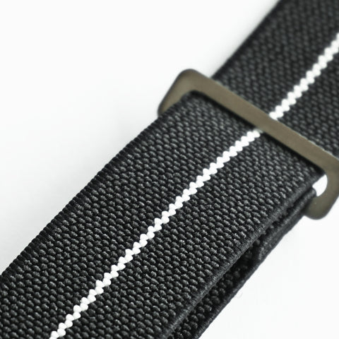 OGL WTC MARINE NATIONALE PARACHUTE WATCH STRAP BLACK/WHITE