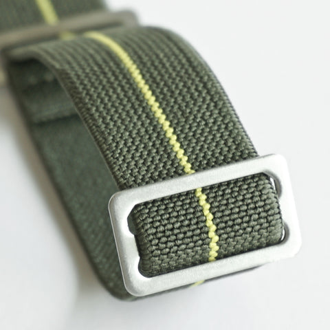 OGL WTC MARINE NATIONALE PARACHUTE WATCH STRAP OLIVE/YELLOW