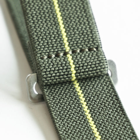 OGL WTC MARINE NATIONALE PARACHUTE WATCH STRAP OLIVE/YELLOW