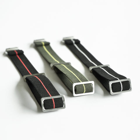 OGL WTC MARINE NATIONALE PARACHUTE WATCH STRAP BLACK/RED