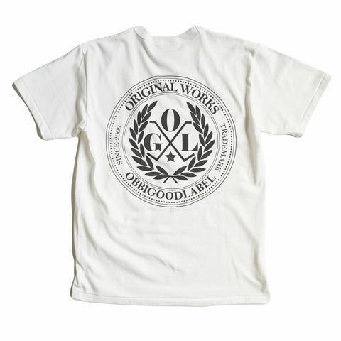 OGL APPAREL OBBI LOGO CLUB T-SHIRT CREAM (2020 LOT 1)