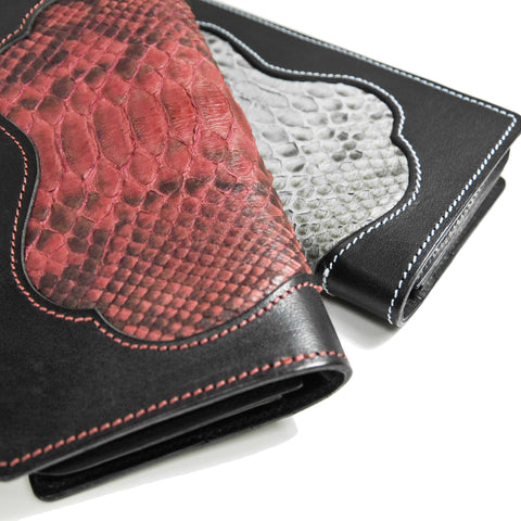 OGL SP PYTHON SKIN INLAY WALLET KULIT PANJANG (BERWARNA)