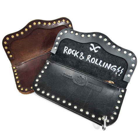 OGL SP BIGBOSS STUDDED TRUCKER LONG LEATHER WALLET