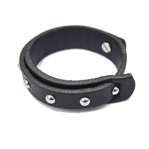 OGL ONLY GOOD LIFE STUDDED LEATHER CUFF