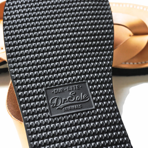 SANDAL KULIT SOLE TONG GAYA OGL/DR NATURAL