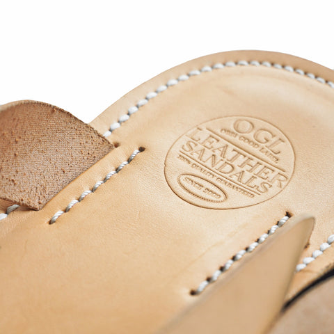 SANDAL KULIT SOLE TONG GAYA OGL/DR NATURAL