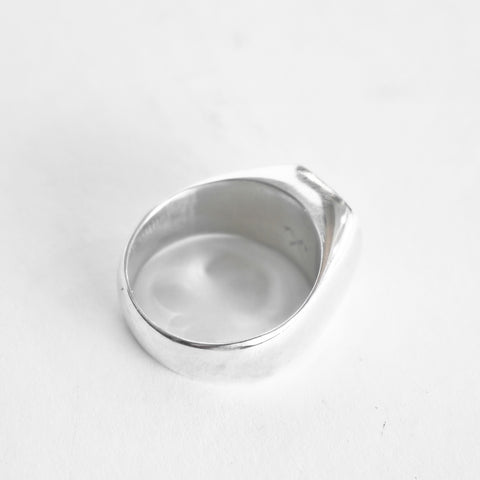 OGL Obbi Good Luck Signet Silver Ring