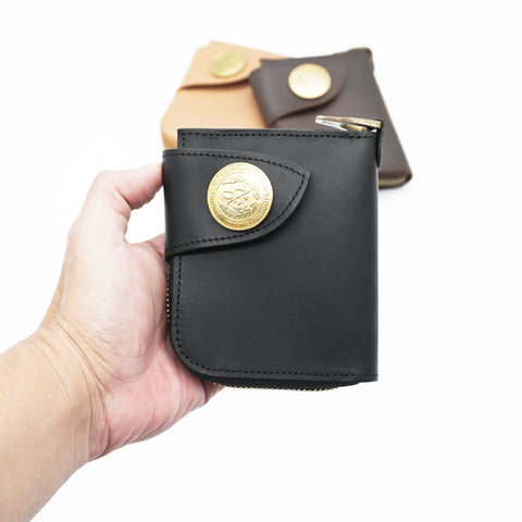 OGL CONDOR SHORT ZIPPER LEATHER WALLET