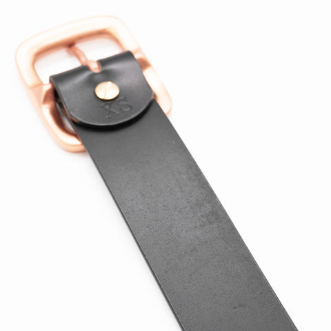 OGL BELT COPPER LEATHER BELT FULL BLACK