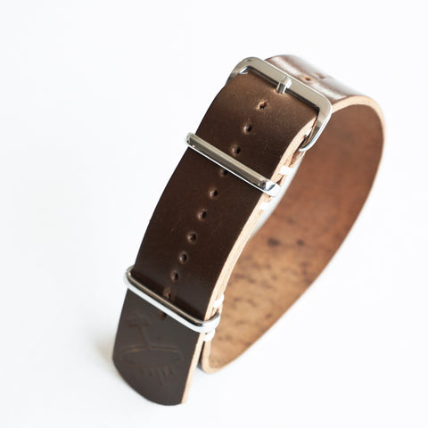 TALI SKUADRON HALIFAX SHELL CORDOVAN NATO TALI WALNUT
