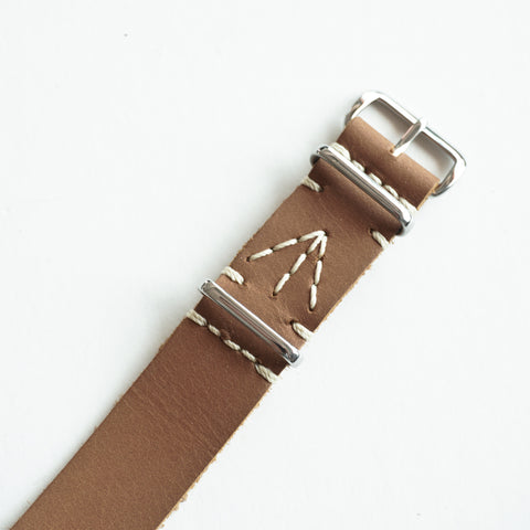 SQUADRON STRAPS BLENHEIM LEATHER NATO STRAPS SAHARA