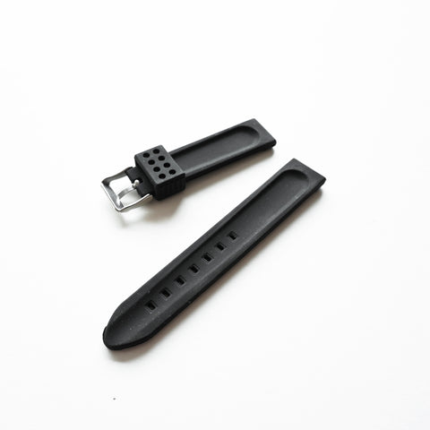 OGL WTC HEAVY DUTY SILICONE WATCH STRAP BLACK