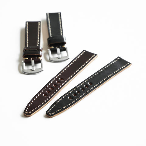 OGL WTC HANDSTITCH SHELL CORDOVAN WATCH STRAP NO.8