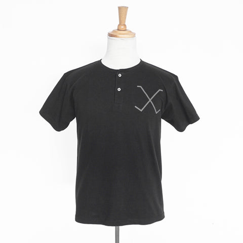 OGL APPAREL WX2 HENLEY BLACK