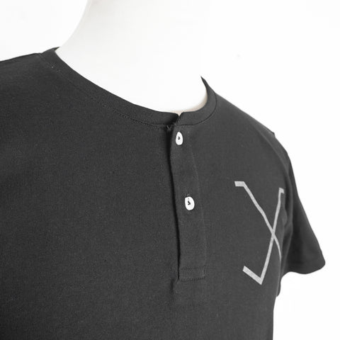 OGL APPAREL WX2 HENLEY BLACK