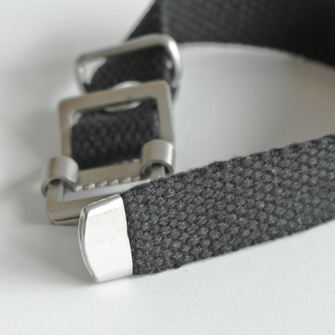 OGL WTC JAPANESE HEAVY COTTONDUCK WATCH STRAP BLACK