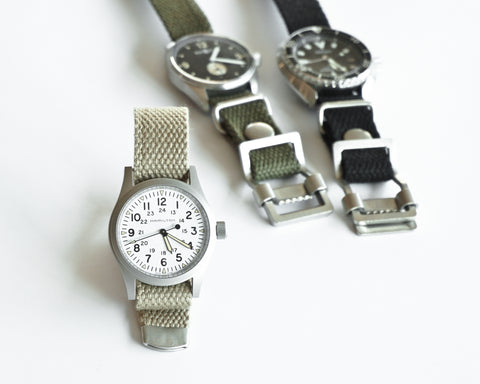 OGL WTC JAPANESE HEAVY COTTONDUCK WATCH STRAP OFF-WHITE