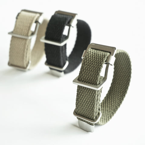 OGL WTC JAPANESE HEAVY COTTONDUCK WATCH STRAP OLIVE