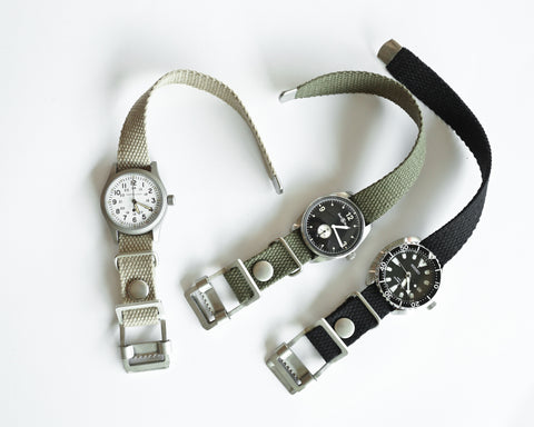 TALI JAM TANGAN OGL WTC JEPUN HEAVY COTTONDUCK HITAM