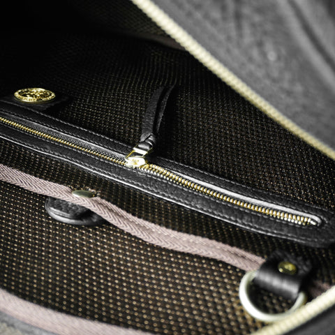 OGL 9981 Leather Zote Bag Black
