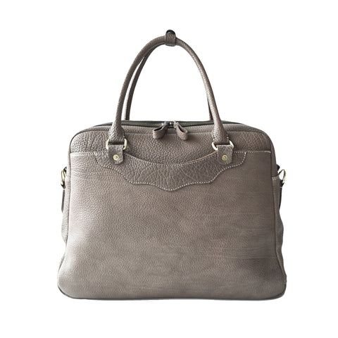 OGL 9981 LEATHER ZOTE BAG ELEPHANT GREY