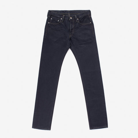 21oz Selvedge Denim Slim Tapered Cut Jeans IH777S 21oz OD - Indigo Overdyed Black