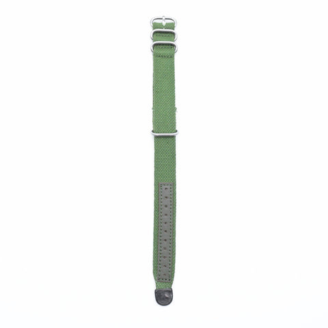 OGL WTC Field Webbing Strap with rugged woven webbing and brushed metal hardware for field watches and mechanical watches