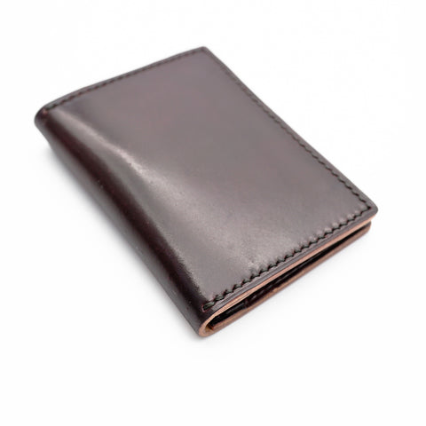 OGL BRAVE SHELL CORDOVAN FOLD CARDHOLDER NO. 8 (HANDSTITCH)