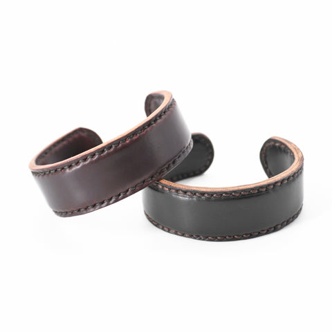 OGL BRAVE Shell Cordovan Wrist Cuff - Handstitched