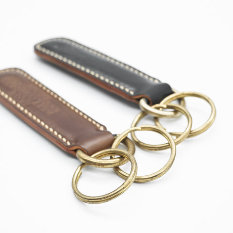 OGL BRAVE Shell Cordovan Key Fob - Handstitched