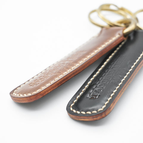 OGL BRAVE Shell Cordovan Key Fob - Handstitched