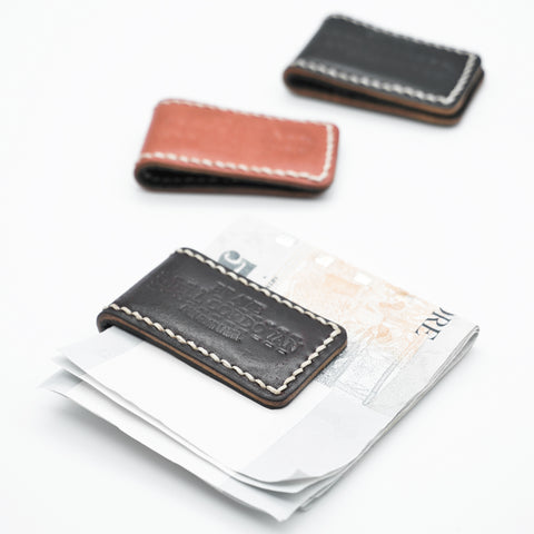 OGL BRAVE Shell Cordovan Magnetic Clip - Handstitched