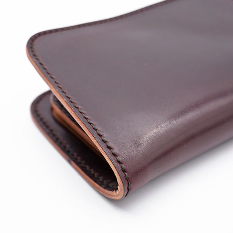 OGL BRAVE Shell Cordovan Mid Leather Wallet No. 8 - Handstitched