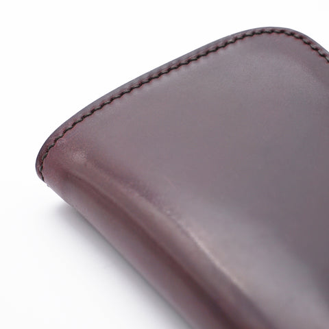 OGL BRAVE Shell Cordovan Mid Leather Wallet No. 8 - Handstitched