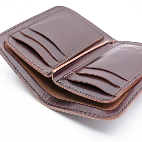 OGL BRAVE SHELL CORDOVAN MID LEATHER WALLET NO. 8 (HANDSTITCH)