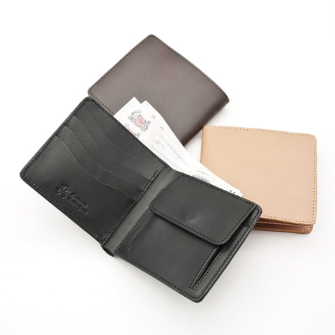 OGL KINGSMAN CLASSIC BI-FOLD LEATHER WALLET COIN POCKET