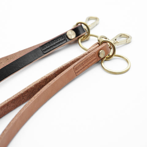 OGL ONLY GOOD LIFE LEATHER LANYARD