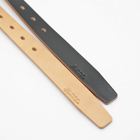 OGL Belt Obbies Dress Leather Belt Hand-Dyed Black