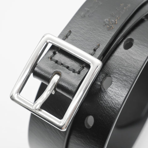 OGL Belt Scout 125 Leather Belt Grainy Black