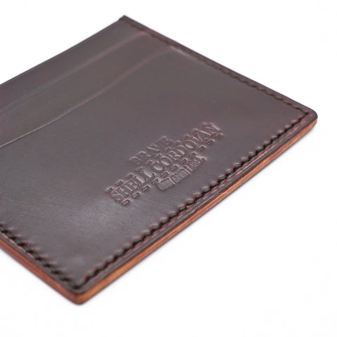 OGL BRAVE SHELL CORDOVAN CARDHOLDER NO. 8  (HANDSTITCH)