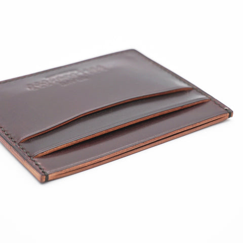 OGL BRAVE SHELL CORDOVAN CARDHOLDER NO. 8  (HANDSTITCH)