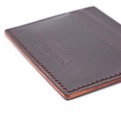 OGL BRAVE SHELL CORDOVAN CARDHOLDER NO. 8  (HANDSTITCH)