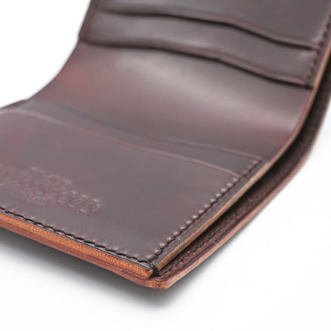 OGL BRAVE SHELL CORDOVAN DOMPET KULIT PENDEK NO. 8 (JAHIT TANGAN)