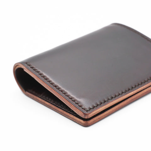 OGL BRAVE SHELL CORDOVAN DOMPET KULIT PENDEK NO. 8 (JAHIT TANGAN)