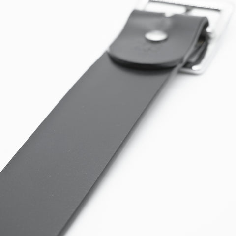 OGL Belt Vintage 1.5 Leather Belt Full-Dyed Black